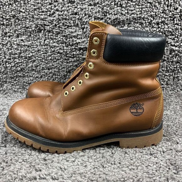 Timberland Premium 6 Inch Mens Size 13 M Brown Outdoor Waterproof Boots USA Made - Picture 1 of 9